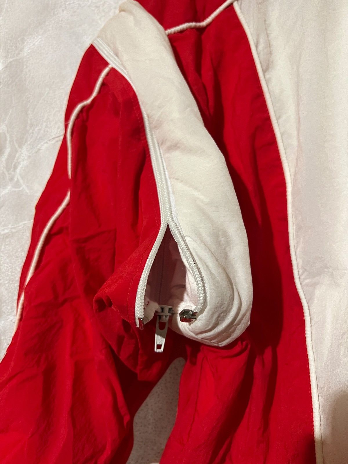 Vintage ALFA ROMEO 90s TRACK SUIT RACING Vintage Nylon pants jacket Size US M / EU 48-50 / 2 - 8 Thumbnail