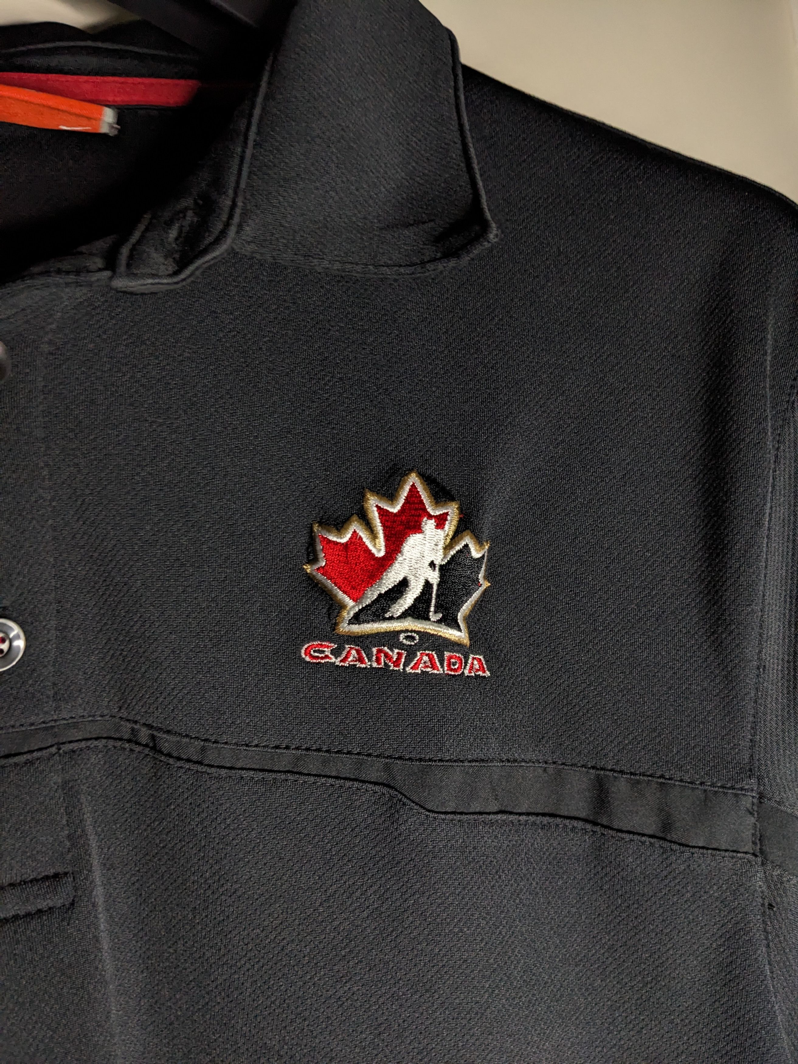 Nike Nike Team Canada Hockey Polo Shirt Large Dri-FIT Olympics Size US L / EU 52-54 / 3 - 4 Thumbnail