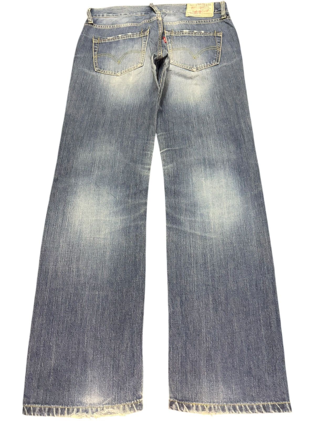 Levi's Vintage 90s Levis 502 Faded Wash Distressed Jeans Size 30" / US 8 / IT 44 - 2 Thumbnail