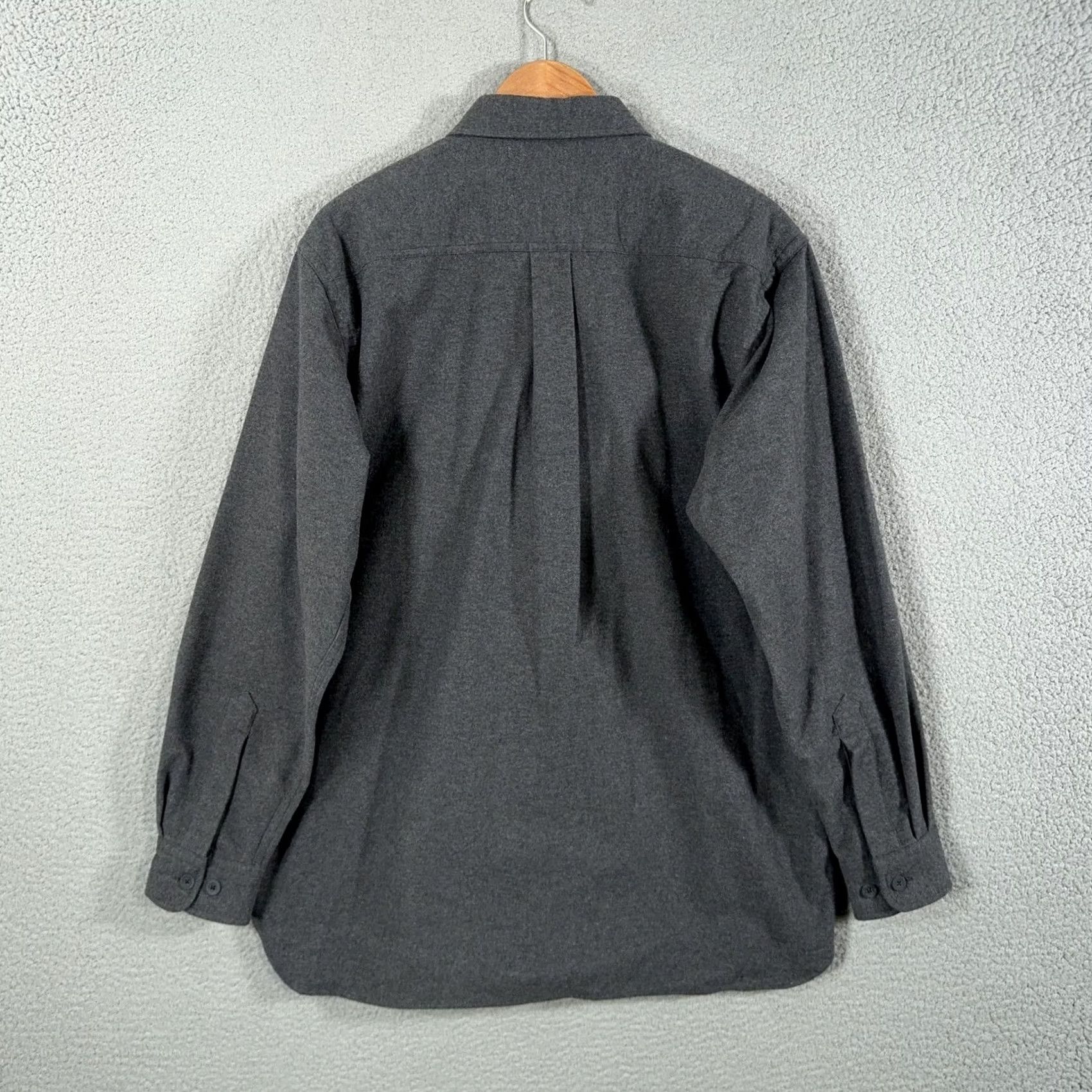 Vintage VINTAGE L.L.Bean Chamois Flannel Shirt Mens M Gray Long Sleeve Button-Up Size US M / EU 48-50 / 2 - 3 Thumbnail