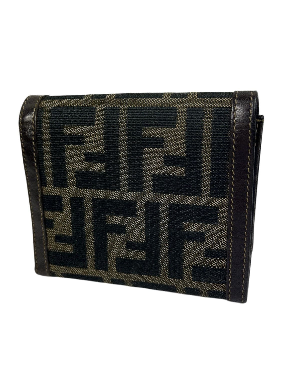 Fendi Fendi Zucca Monogram Trifold Wallet Size ONE SIZE - 2 Thumbnail