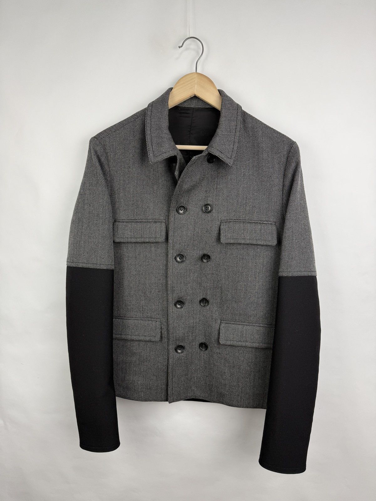 Balenciaga 🇫🇷 Balenciaga Paris Archive Double Breasted Wool Jacket Rare Size US M / EU 48-50 / 2 - 2 Thumbnail
