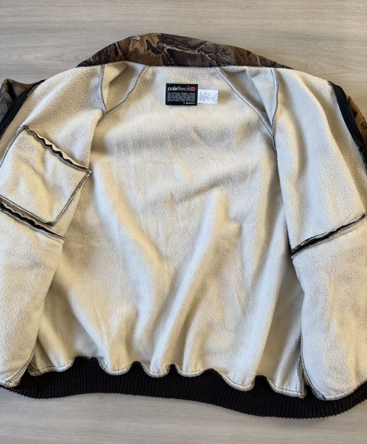 Realtree Vintage Spartan Realtree Polar Fleece Full Zip Bomber 2XL Size US XXL / EU 58 / 5 - 6 Thumbnail
