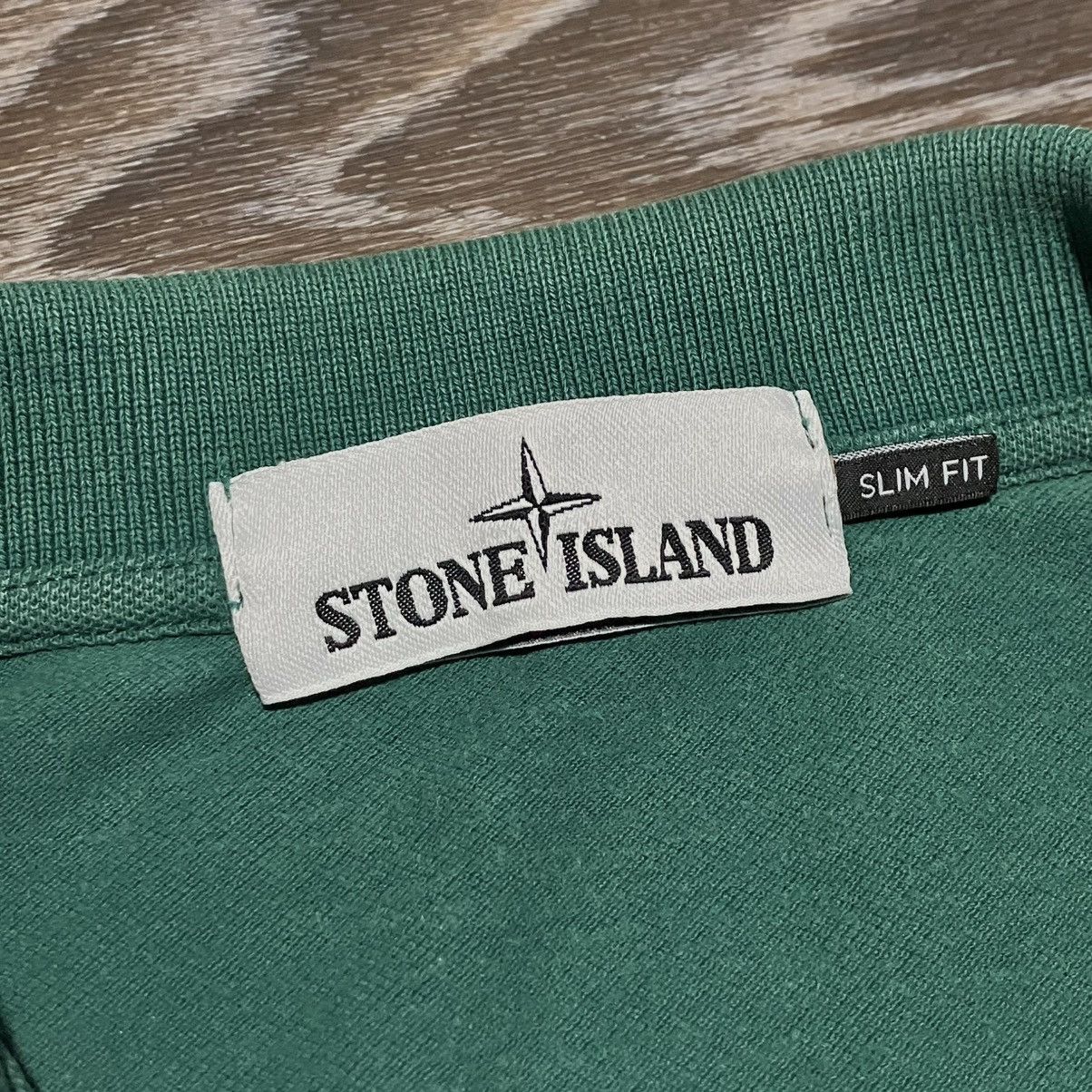 Stone Island STONE ISLAND Patch Program Compass Slim Fit Polo Shirt Green Size US S / EU 44-46 / 1 - 9 Thumbnail