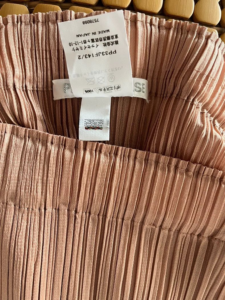 Issey Miyake Issey Miyake size:2 Light brown pleated trousers Size 32" / US 10 / IT 46 - 2 Thumbnail