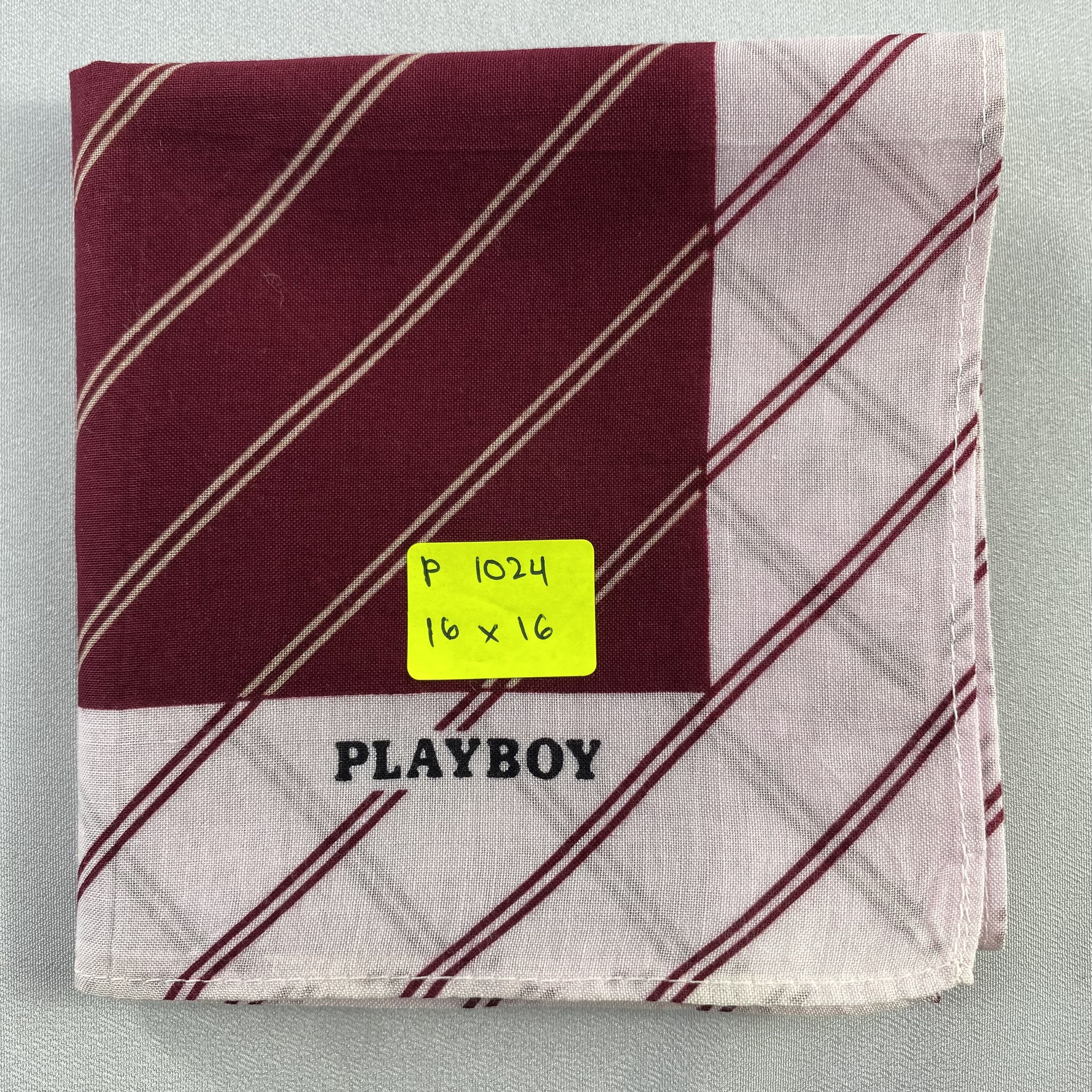 Playboy × Vintage Playboy Bandana/ Handkerchief / Neckerchief-P1024 Size ONE SIZE - 6 Thumbnail