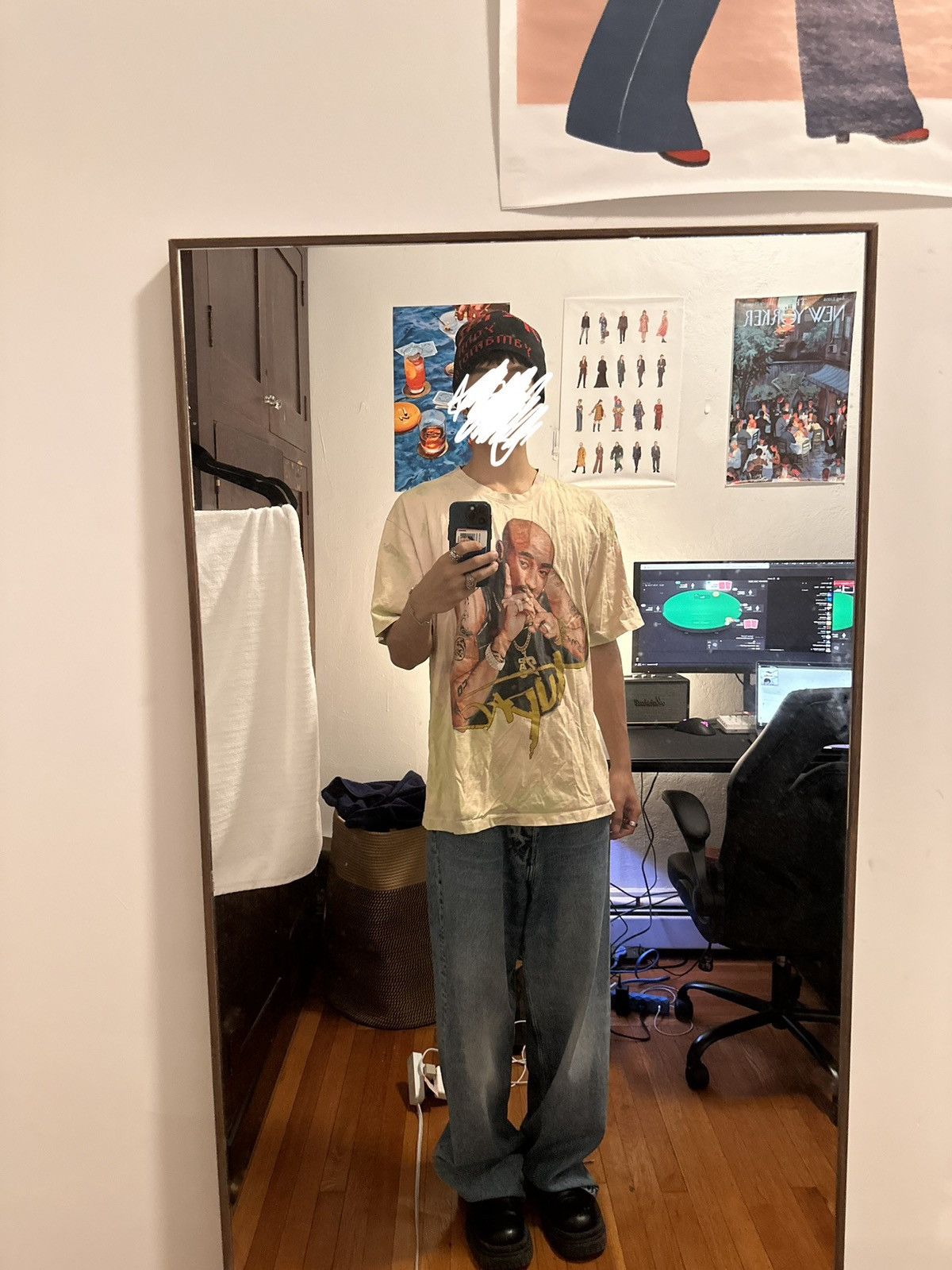Other Oversized 2Pac Shirt Size US XL / EU 56 / 4 - 3 Thumbnail