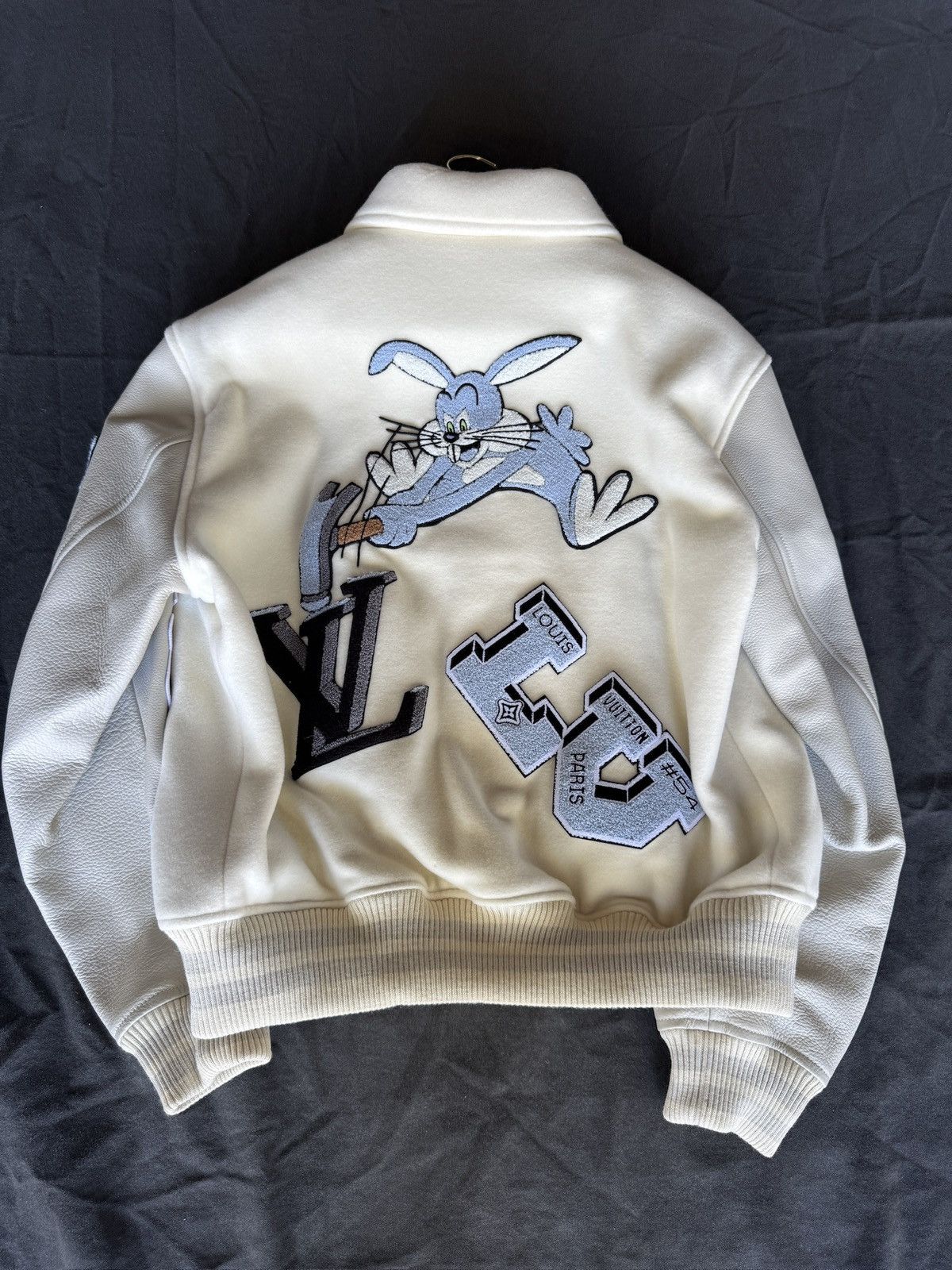 Louis Vuitton 2022 Louis Vuitton LV AS Patches Mix Leather Varsity Blouson Size US L / EU 52-54 / 3 - 2 Thumbnail