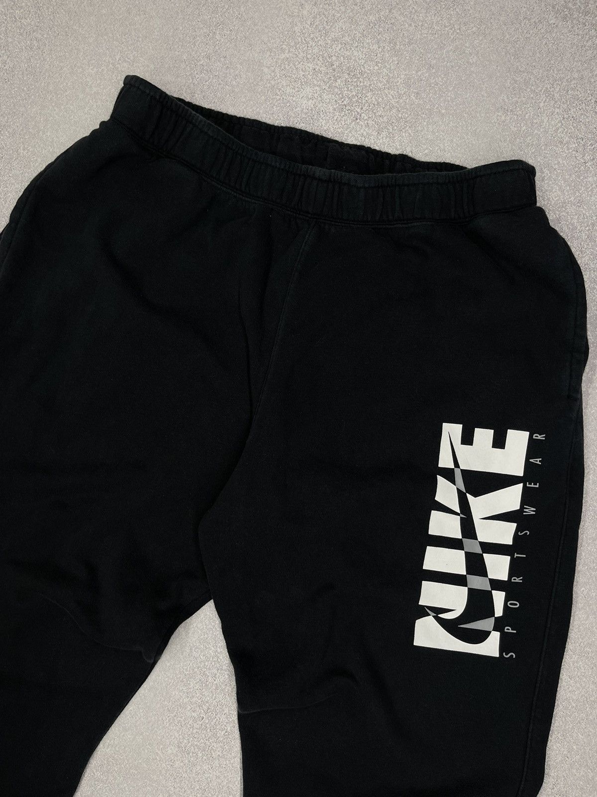 Nike Mens Nike NSW Black Sweatpants Big Logo Drill Drip ACG TN Size US 36 / EU 52 - 3 Thumbnail