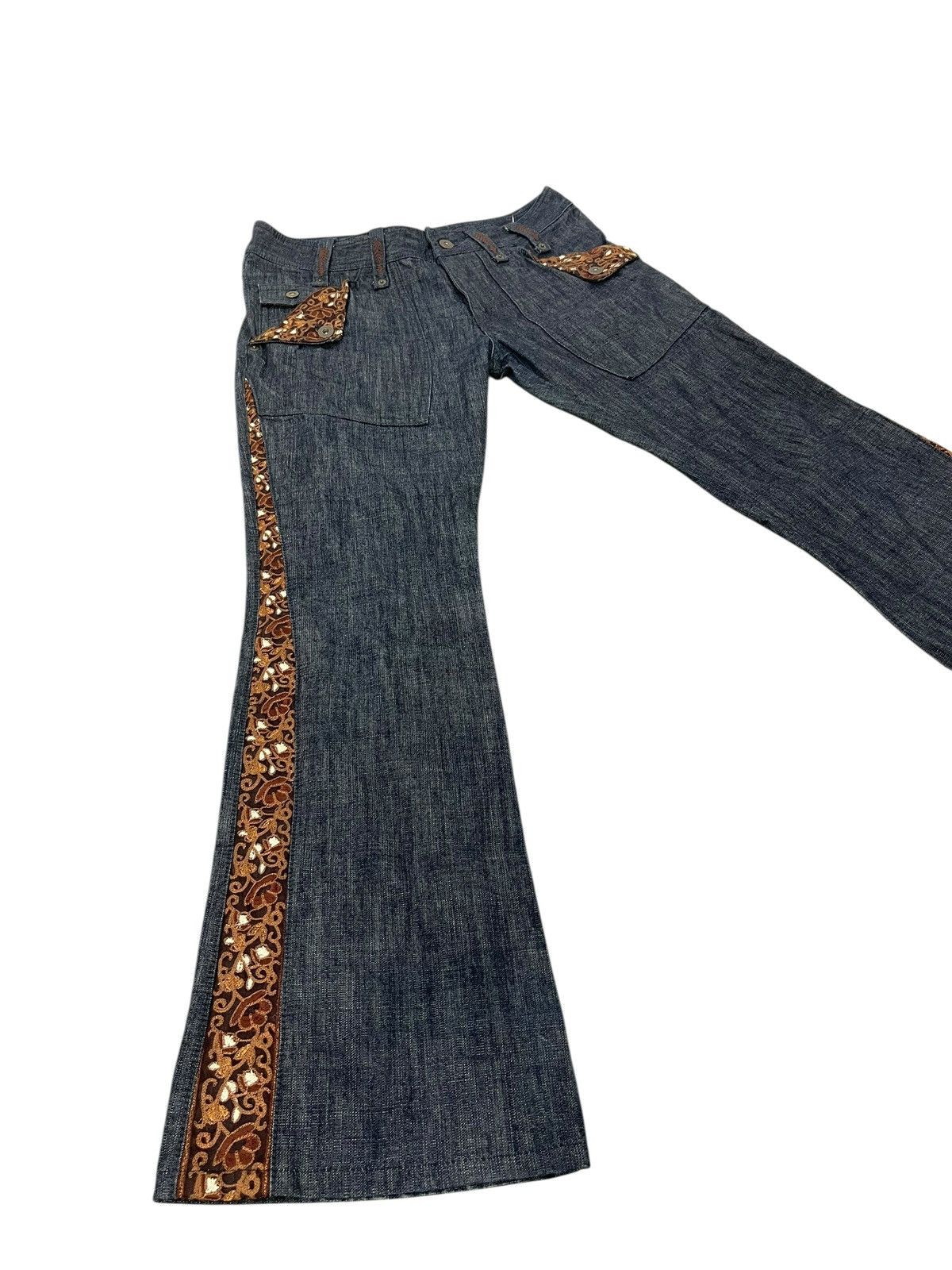 Hysteric Glamour Flare Jeans Morgan Homme Japan Hard Denim Boot Cut 1🟦6 Size US 31 - 1 Thumbnail