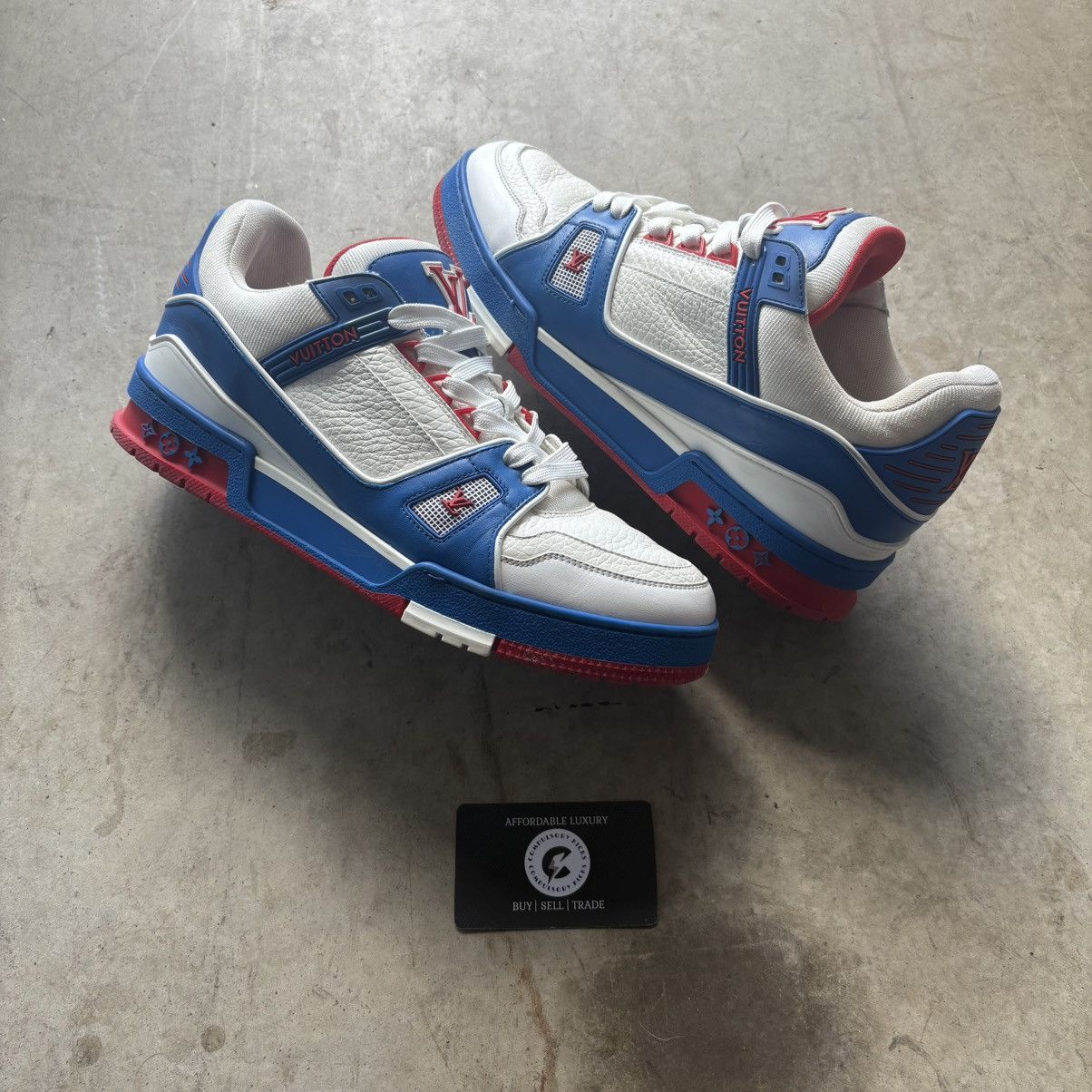 Louis Vuitton Red Blue Trainer