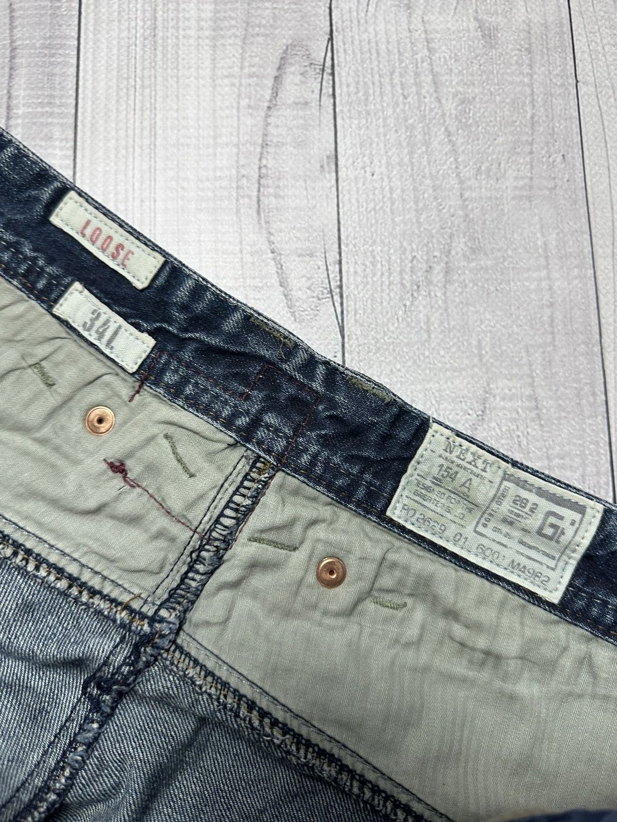 Other × Vintage Vintage cargo multi pocket denim jeans rare size 34/36 Size US 36 / EU 52 - 10 Thumbnail