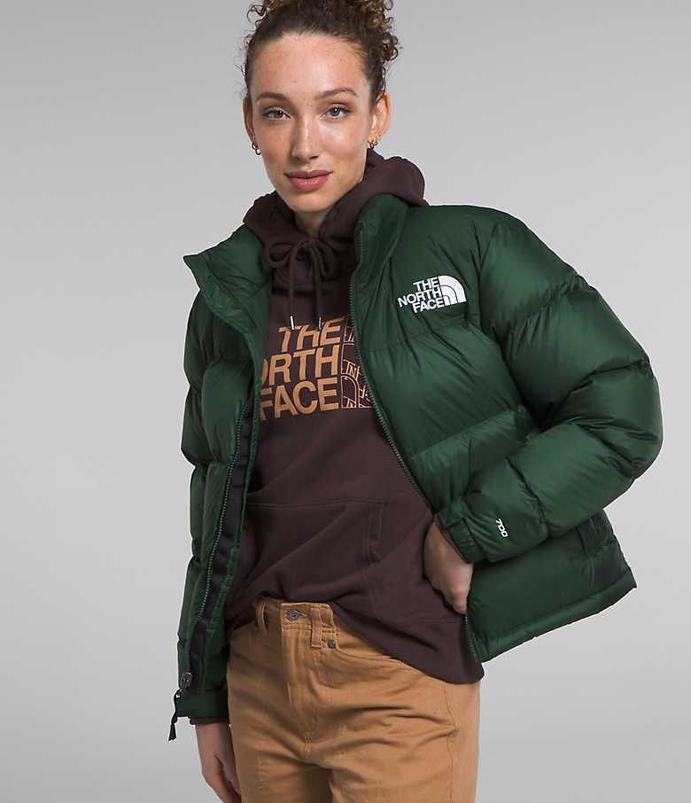 image of The North Face Women’S 1996 Retro Nuptse Jacket in Green, Women's (Size 2XL)