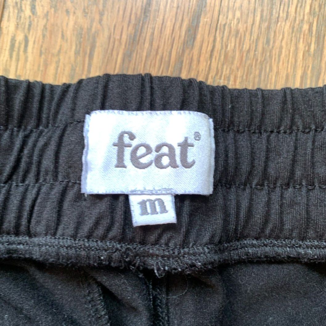 Vintage Feat clothing black joggers medium Women M Regular Track Pants Pants Black M Women Feat clothing Size 32" / US 10 / IT 46 - 5 Thumbnail