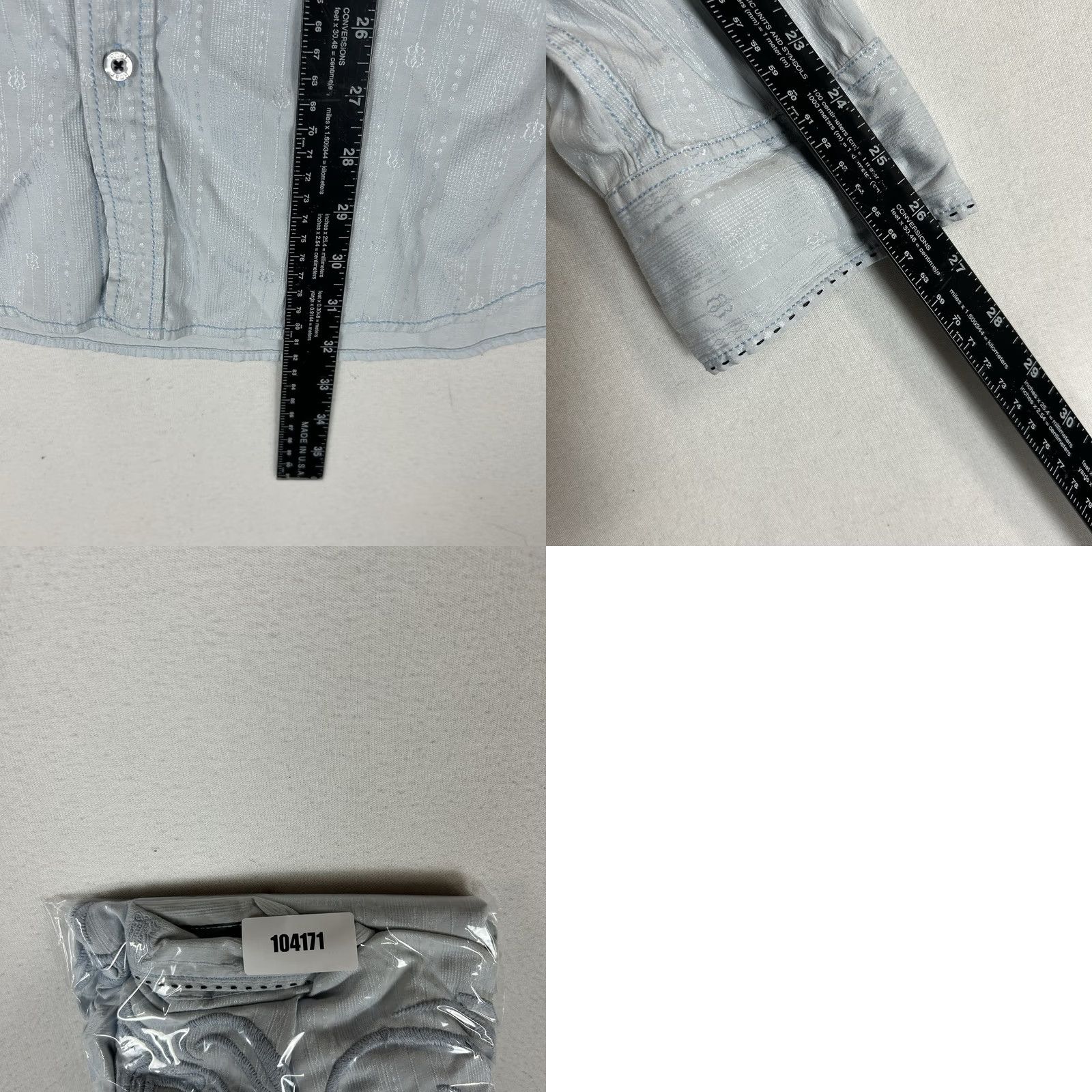 Roar Roar Button-Down Shirt Long Sleeve Men 2XL Embroidered Patterned Top Size US XXL / EU 58 / 5 - 8 Thumbnail