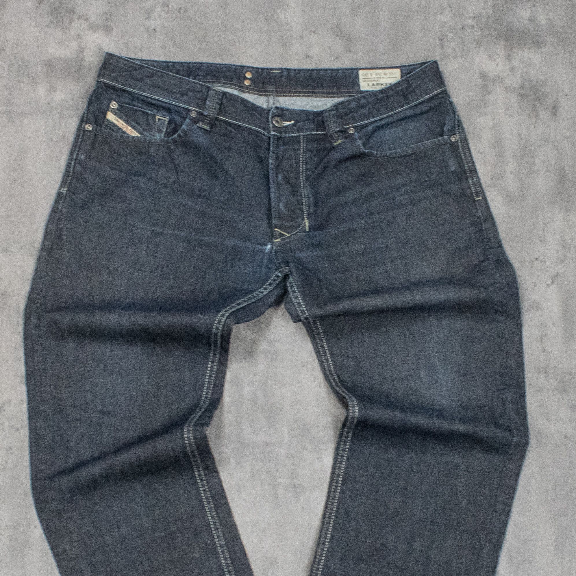 Diesel Y2K 00's Diesel Industry's Indigo Baggy Relax Denim Pant's Size US 36 / EU 52 - 4 Thumbnail
