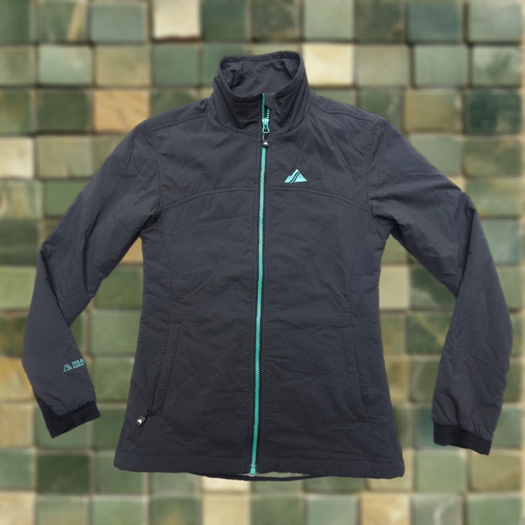 Vintage Strafe Outerwear Polartec Alpha Jacket Womens S Hiking Spring Ski Snowboard Gray Nylon Lining Insulated Lightweight Pockets Size S / US 4 / IT 40 - 1 Thumbnail