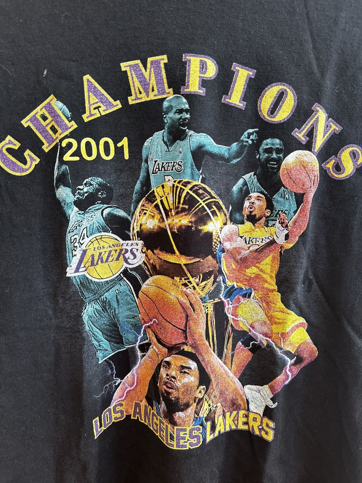 Champion 2001 Los Angeles Lakers Champions tee Size US S / EU 44-46 / 1 - 5 Thumbnail