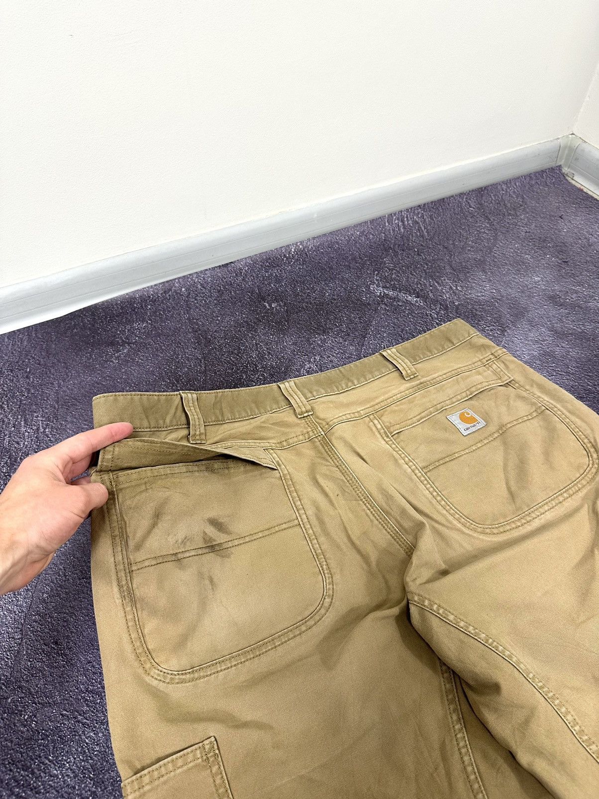 Carhartt Vintage Carhartt Carpenter Relaxed Fit USA Cargo Work Pants Size US 40 / EU 56 - 4 Thumbnail