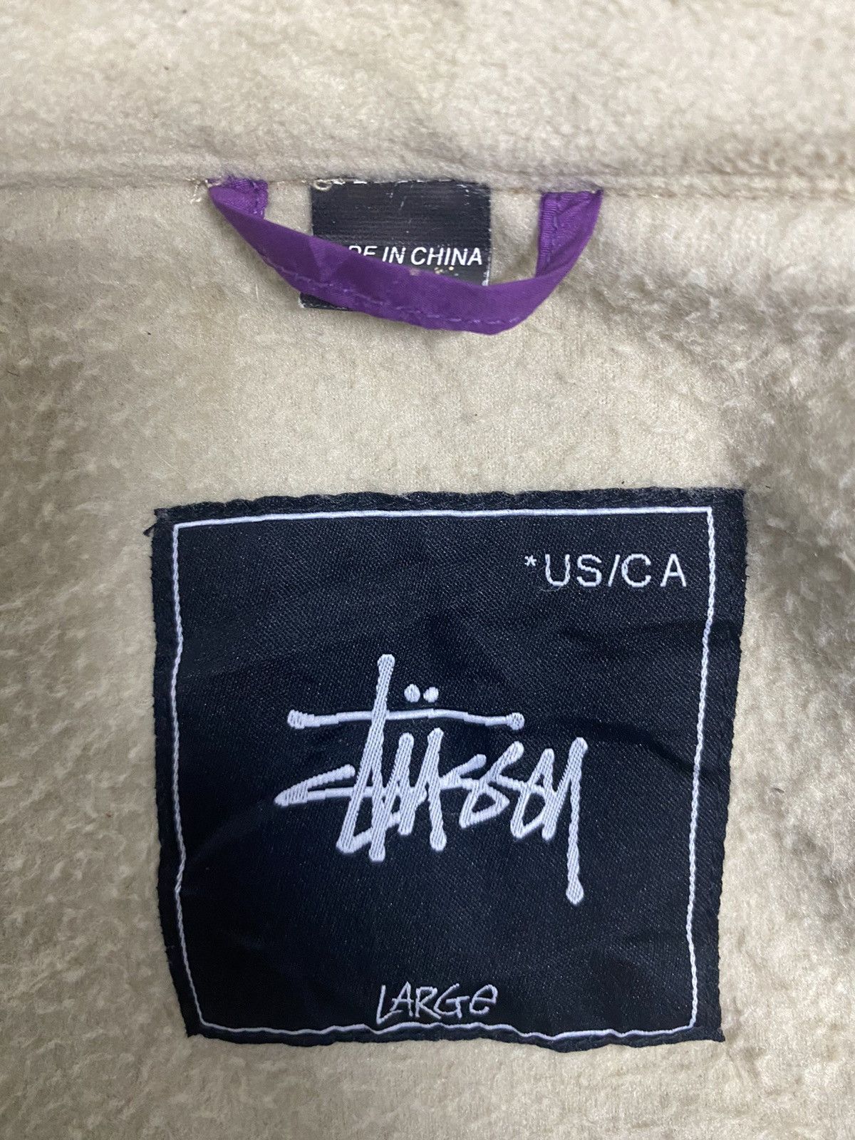 Stussy Stussy Sherpa Fleece Vest Pockets Jacket Size US L / EU 52-54 / 3 - 10 Thumbnail