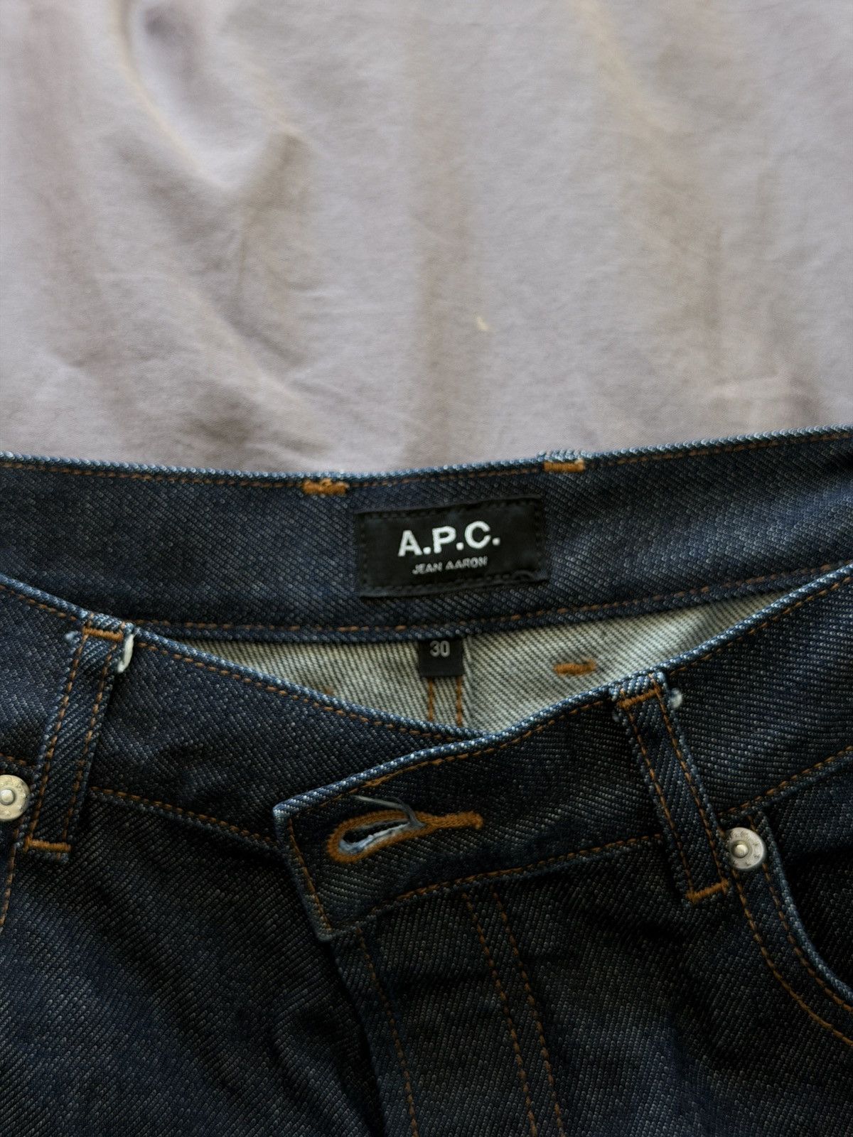A.P.C. APC Aaron jeans (Raw Indigo) Size US 30 / EU 46 - 2 Thumbnail