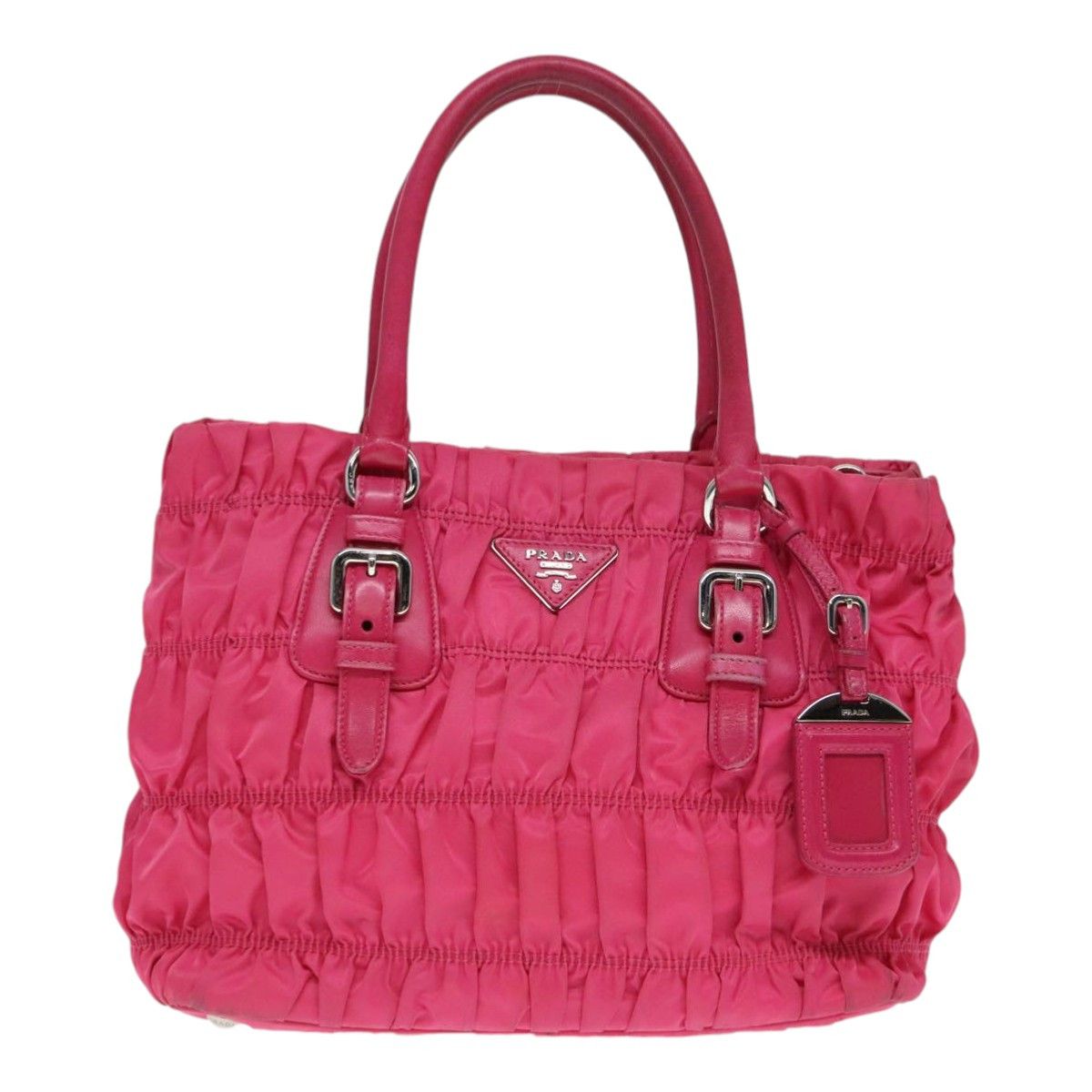 Prada Pink Synthetic Handbag (Pre-Owned) Size ONE SIZE - 1 Thumbnail
