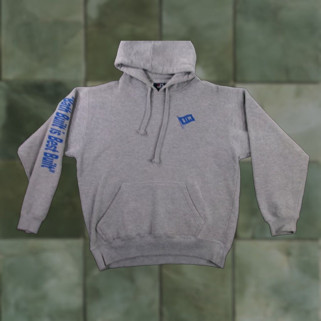 Vintage VINTAGE BIW Bath Iron Works Sweatshirt Men Small Gray Hoodie Pullover Genera Dynamics Size US S / EU 44-46 / 1 - 1 Thumbnail