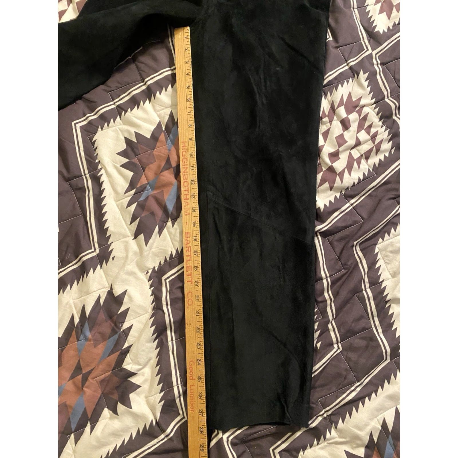 Scully Scully Western Wear Suede Leather Pants Black Women’s Size 26”x28” NWOT Size 27" / US 4 / IT 40 - 7 Thumbnail