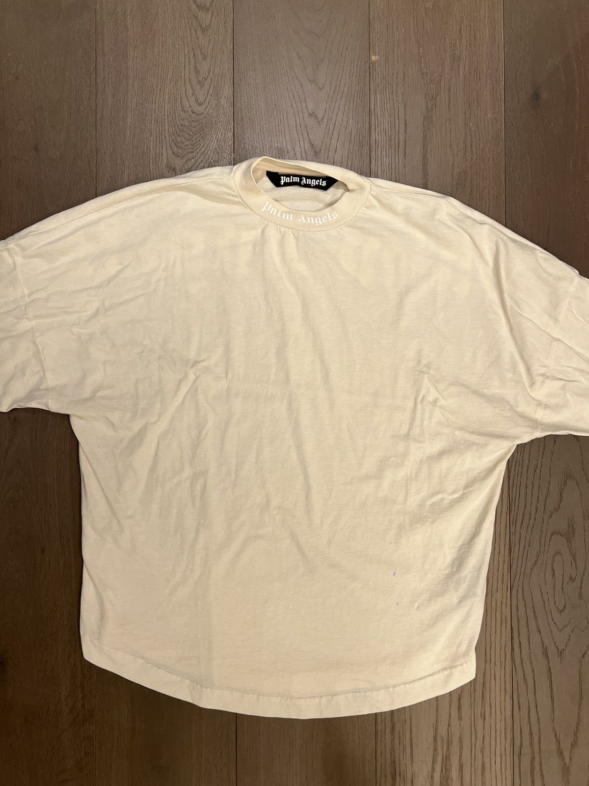Palm Angels Palm Angels Cream T shirt Size US M / EU 48-50 / 2 - 3 Thumbnail