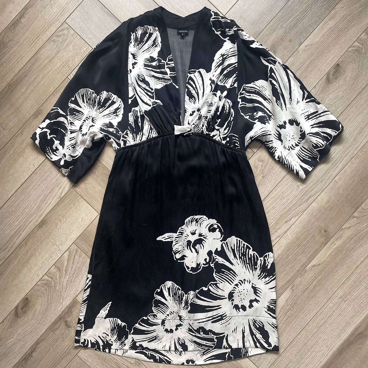 Joseph Joseph Silk Black and White Dress Size S / US 4 / IT 40 - 4 Thumbnail