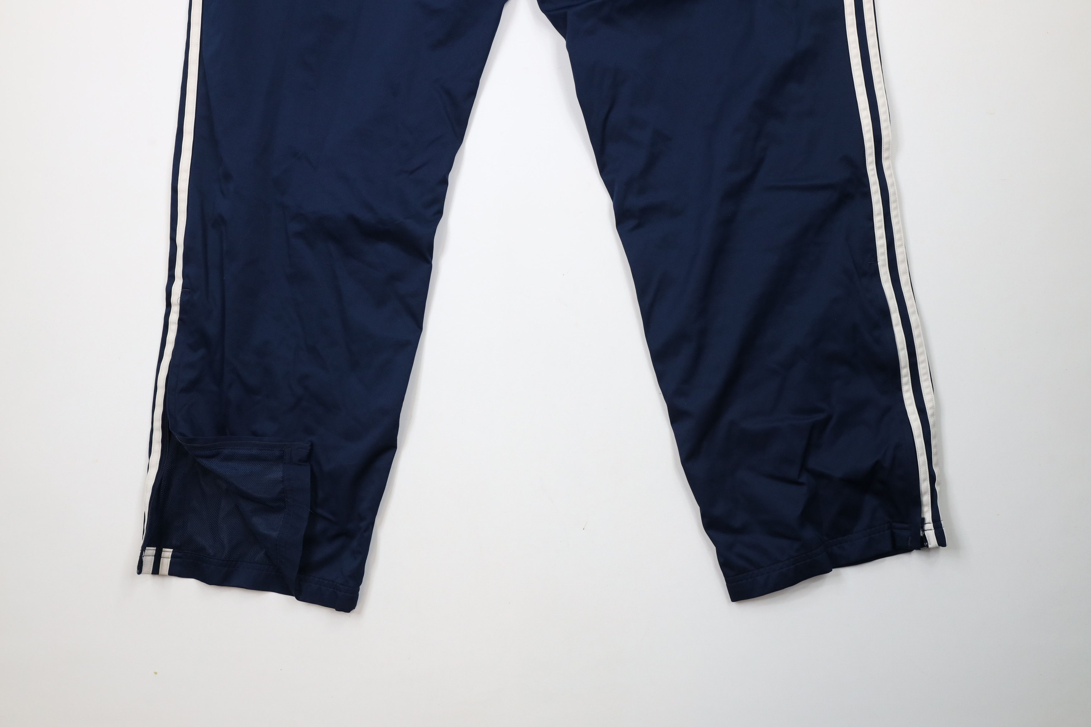 Adidas × Vintage Vintage Y2K Adidas Striped Lined Wide Leg Windbreaker Pants Size US 40 / EU 56 - 14 Thumbnail