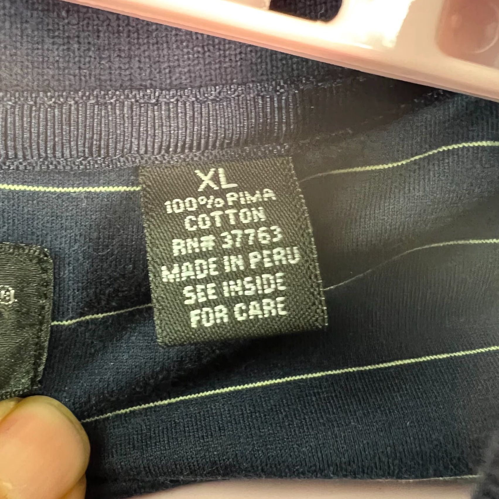 Vintage Ping Polo Shirt XL Mens Mercerized Striped Blue 100% Pima Cotton Pullover Casual Classic Shirt Mens XL Blue Striped Polo Size US XL / EU 56 / 4 - 5 Thumbnail