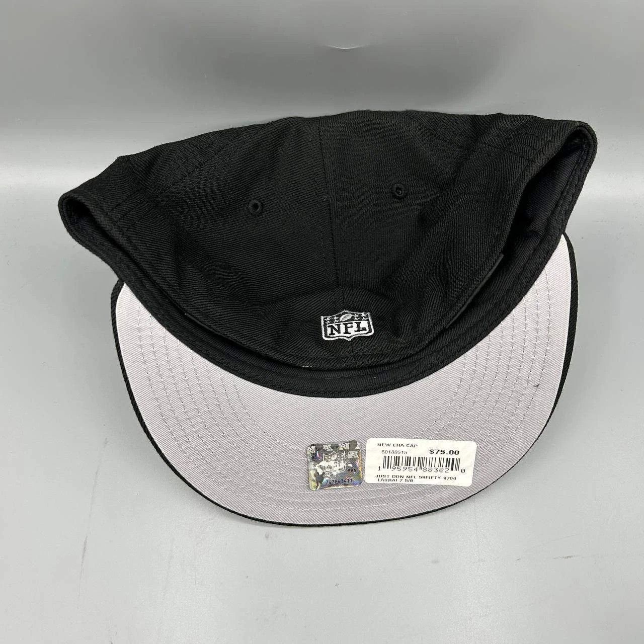 New Era Las Vegas Raiders x Just Don Hat Men 7 5/8 NFL Fitted Wool Size ONE SIZE - 8 Thumbnail
