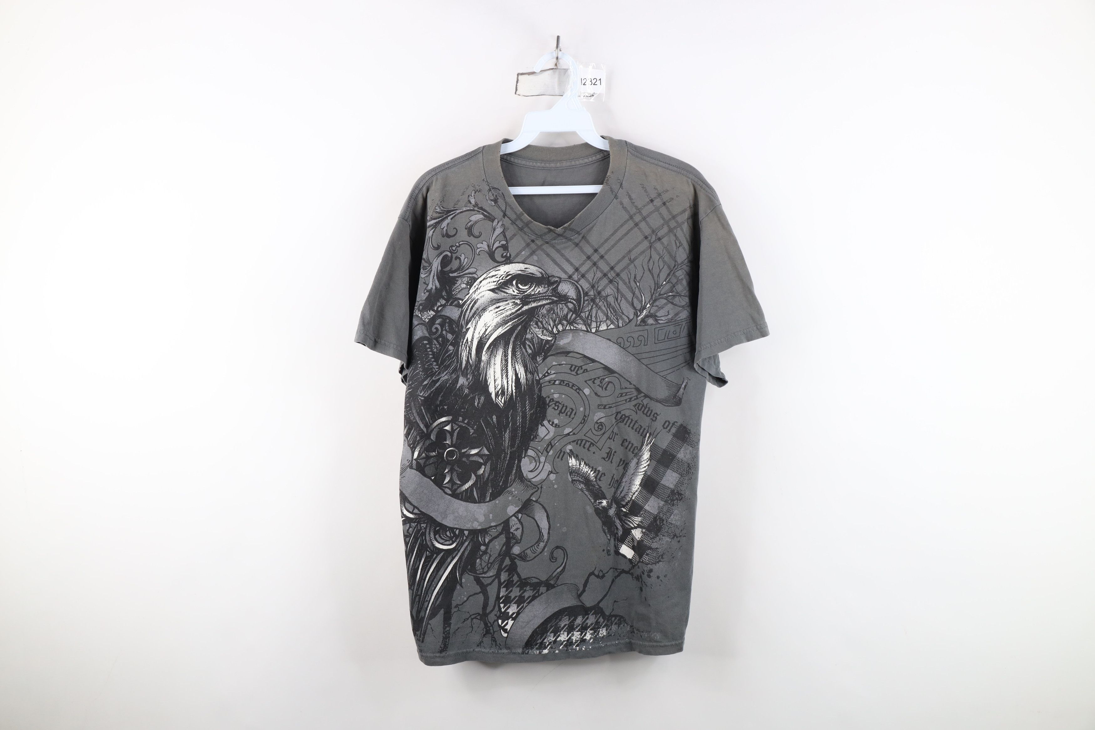 Vintage Vintage Y2K Streetwear Eagle Tribal UFC MMA Fighting T-Shirt Size US M / EU 48-50 / 2 - 1 Thumbnail