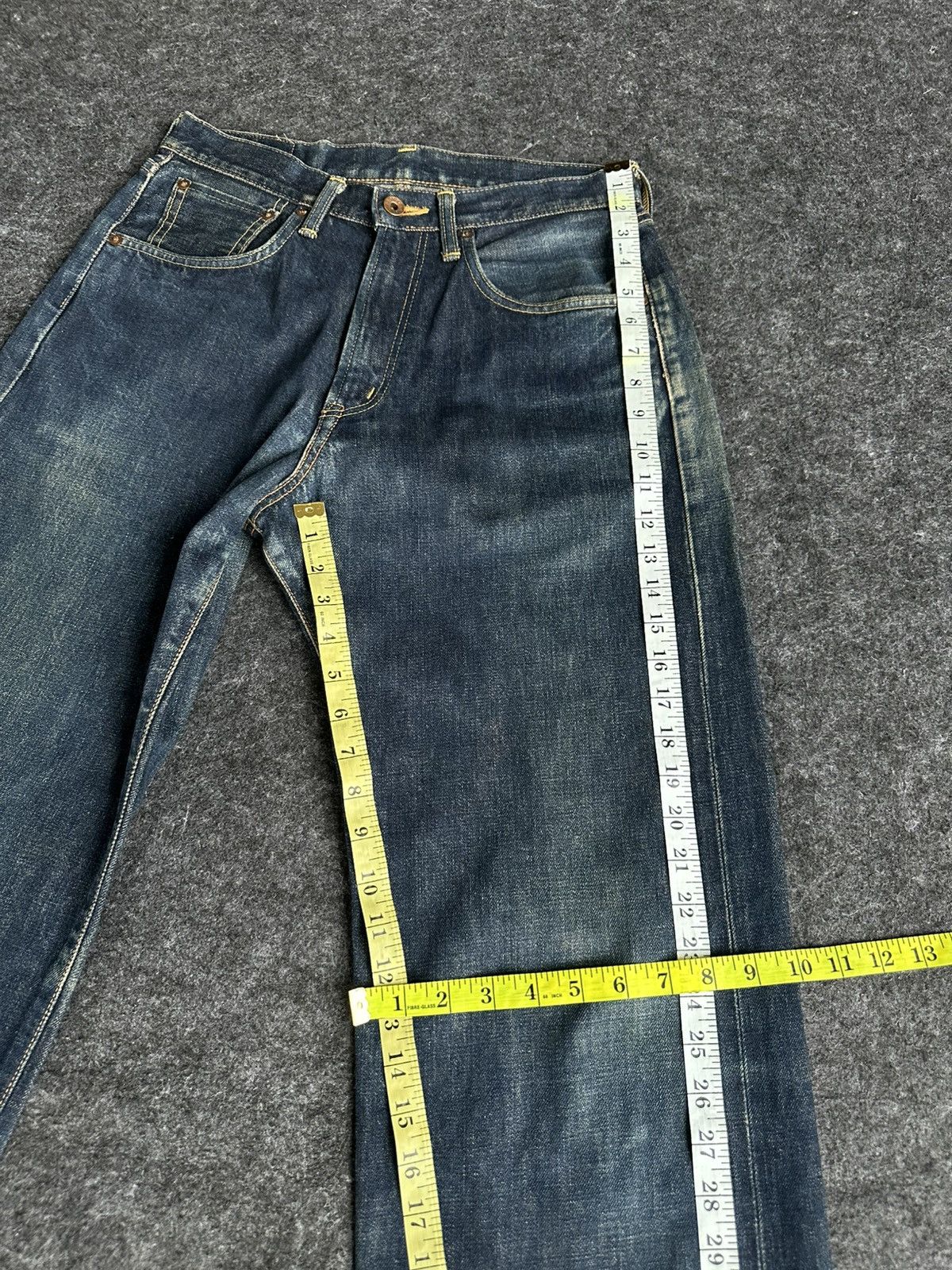 Edwin Vintage Edwin 505 Selvedge Washed Denim 29x32 D839 Size US 29 - 16 Thumbnail
