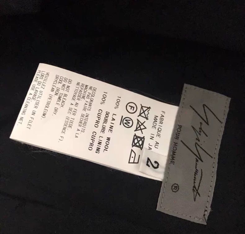 Yohji Yamamoto yohji yamamoto size 2 18AW Straight Leg Pants 2503-Nextarro Size US 28 / EU 44 - 3 Thumbnail