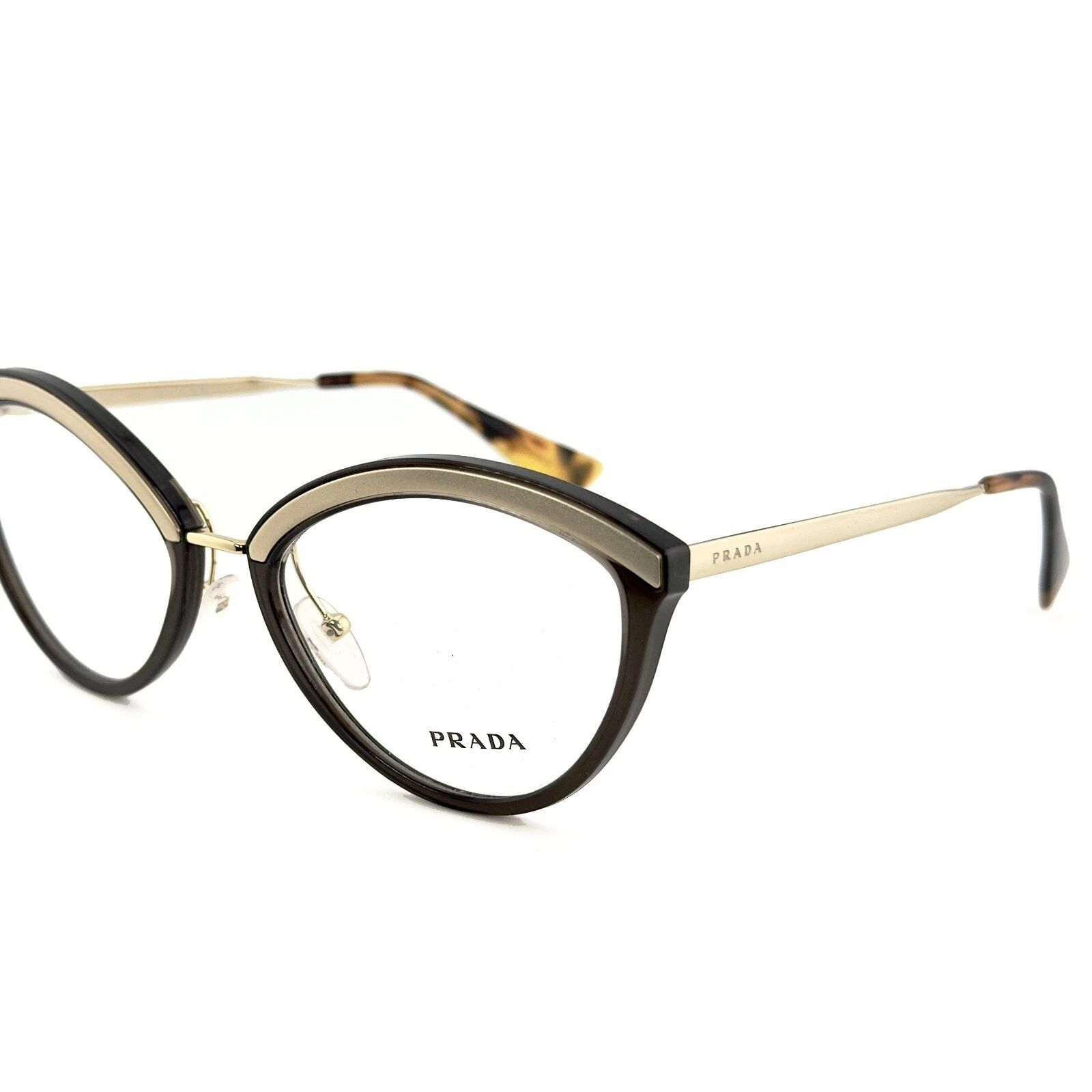 Prada PRADA 14U MILLENNIALS PR14UV Black Oval Eyeglasses Optical Size ONE SIZE - 8 Thumbnail