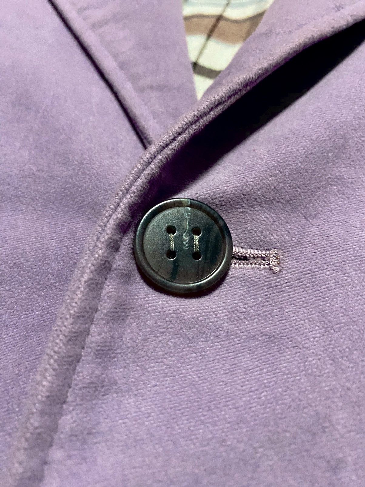 Acne Studios Women’s Oversized Single-breasted Cotton Blazer Light Purple Size ONE SIZE - 8 Thumbnail