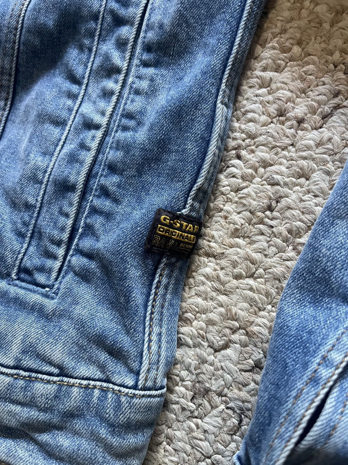 G-Star Blue 3301 Slim Denim Jacket Size US L / EU 52-54 / 3 - 3 Thumbnail