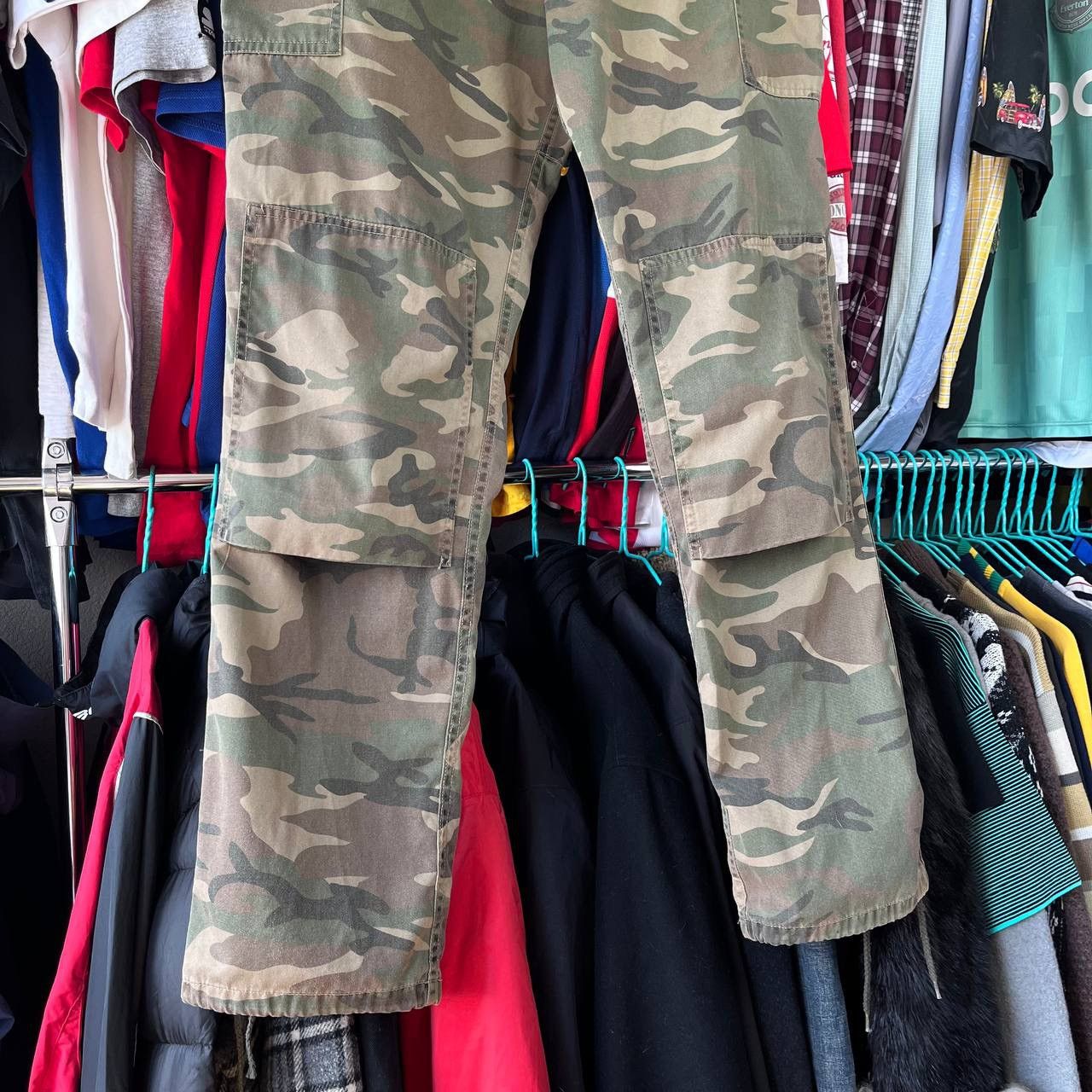 Dickies × Vintage Dickies Military Camo Cargo Work Pants Double Knee Rap SK8 Size US 36 / EU 52 - 5 Thumbnail