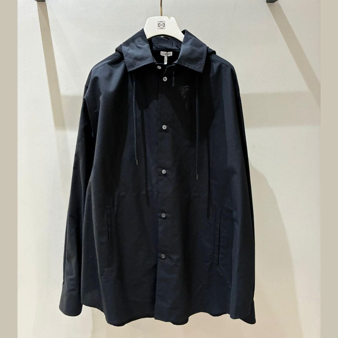 Loewe o1in1g0526 Anagram Jacket in Black Size US M / EU 48-50 / 2 - 1 Thumbnail