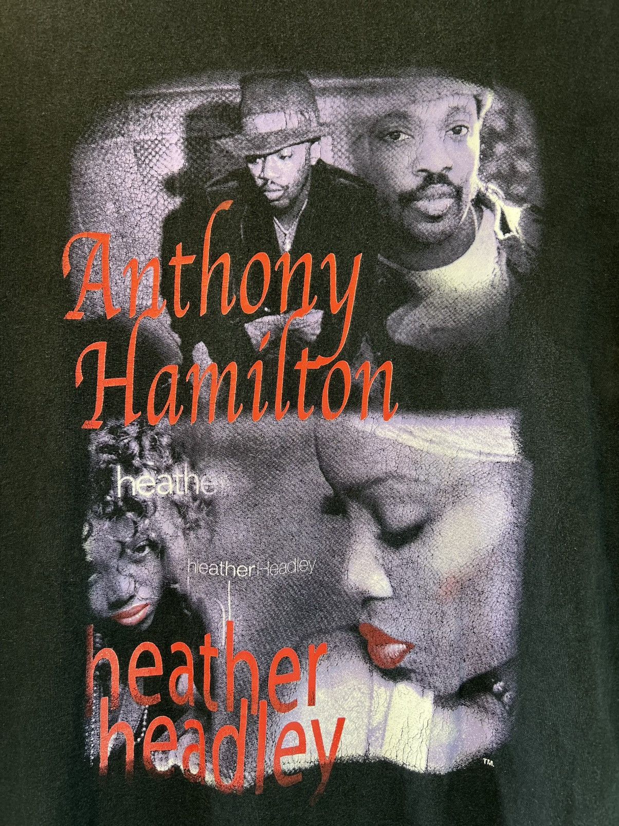 Band Tees Anthony Hamilton & Heather Headley Vintage 00’ Size US XL / EU 56 / 4 - 3 Thumbnail