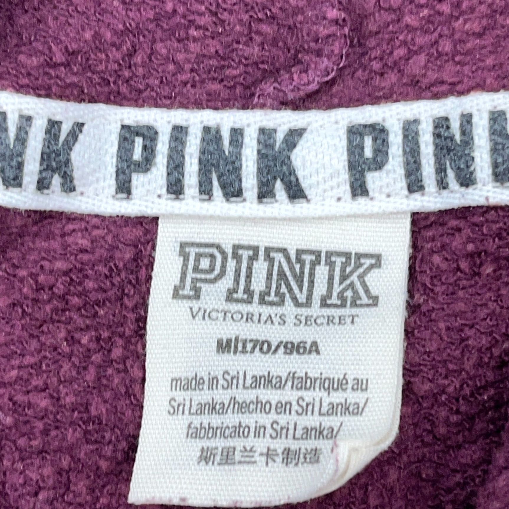 Victoria's Secret VINTAGE Victoria's Secret Pink Sweatshirt Women Medium Purple Pullover Turtle Neck Size M / US 6-8 / IT 42-44 - 5 Thumbnail
