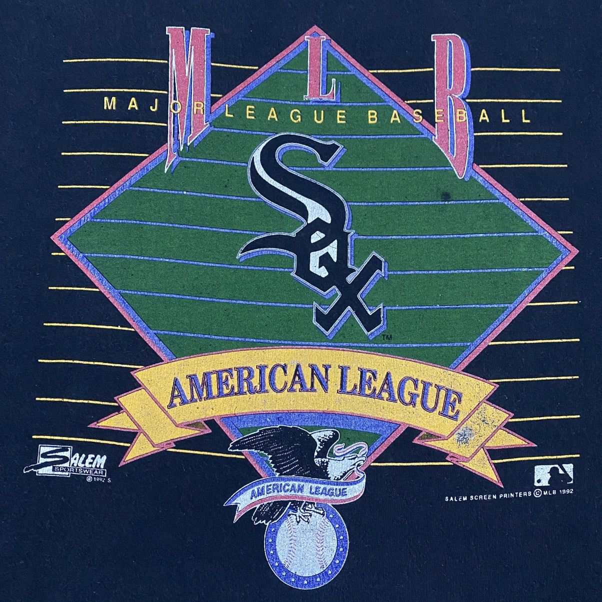 MLB Rare‼️🔥Vintage Chicago White Sox By Salem T-Shirt Size US M / EU 48-50 / 2 - 7 Thumbnail