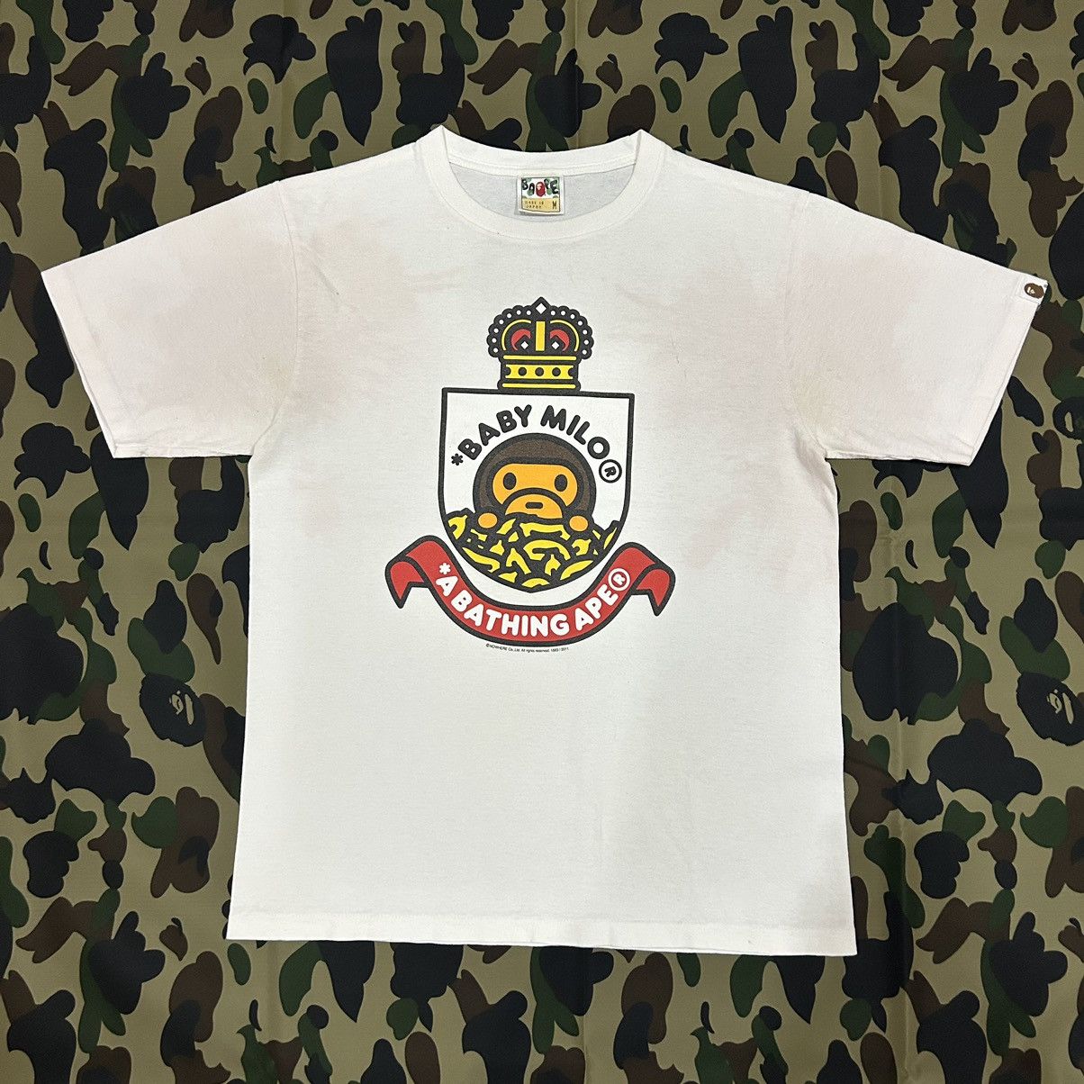 Bape Baby Milo Crown Tee Size US M / EU 48-50 / 2 - 1 Thumbnail