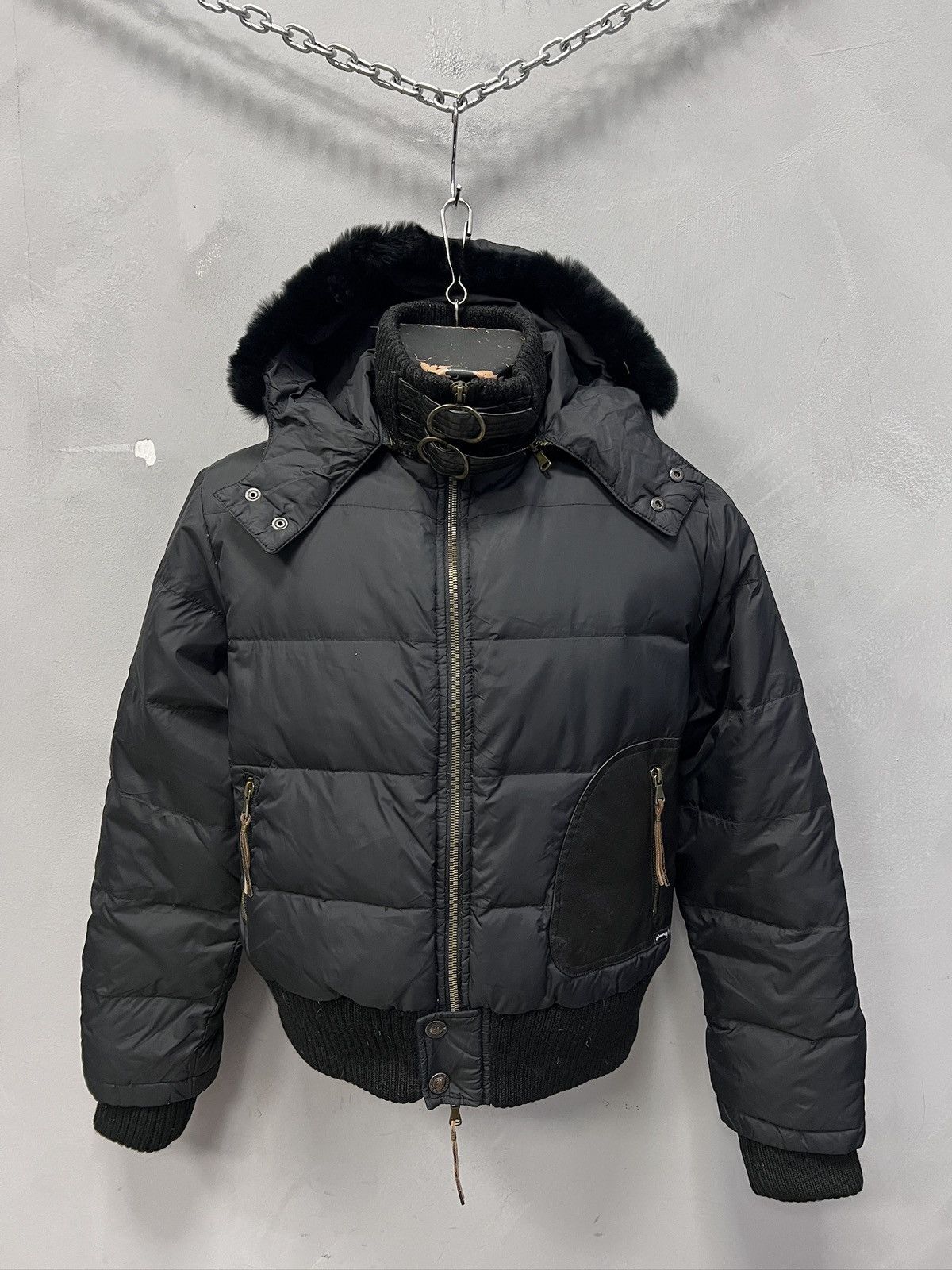 Hysteric Glamour Hystericglamour Vintage Fur Zip Black Down Jacket Y2K Size US M / EU 48-50 / 2 - 1 Thumbnail