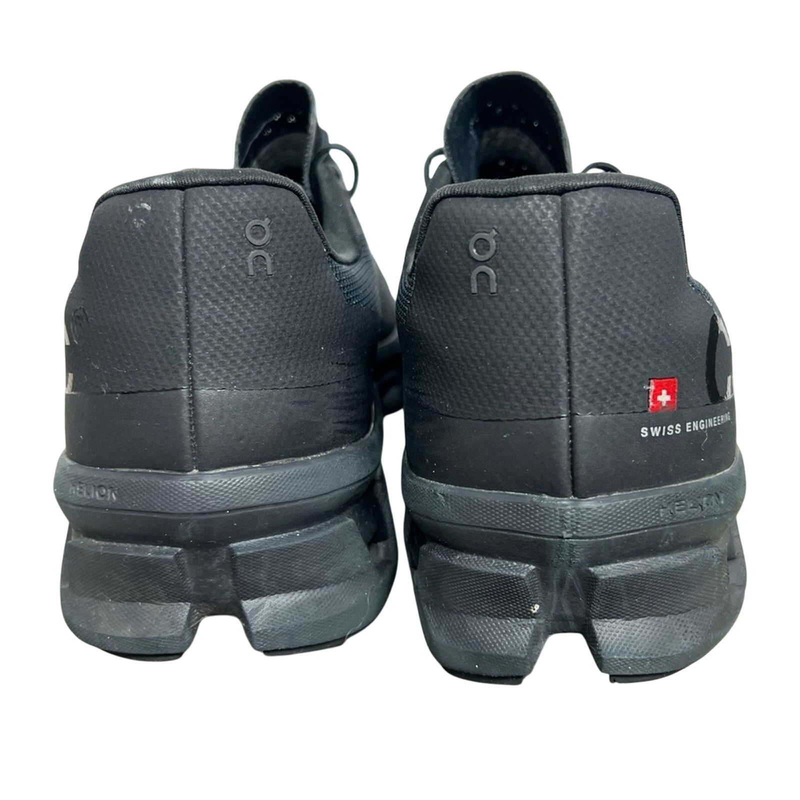 On On Cloud Monster Shoes Mens 12.5 Black Running Sneakers Size US 12.5 / EU 45-46 - 7 Thumbnail