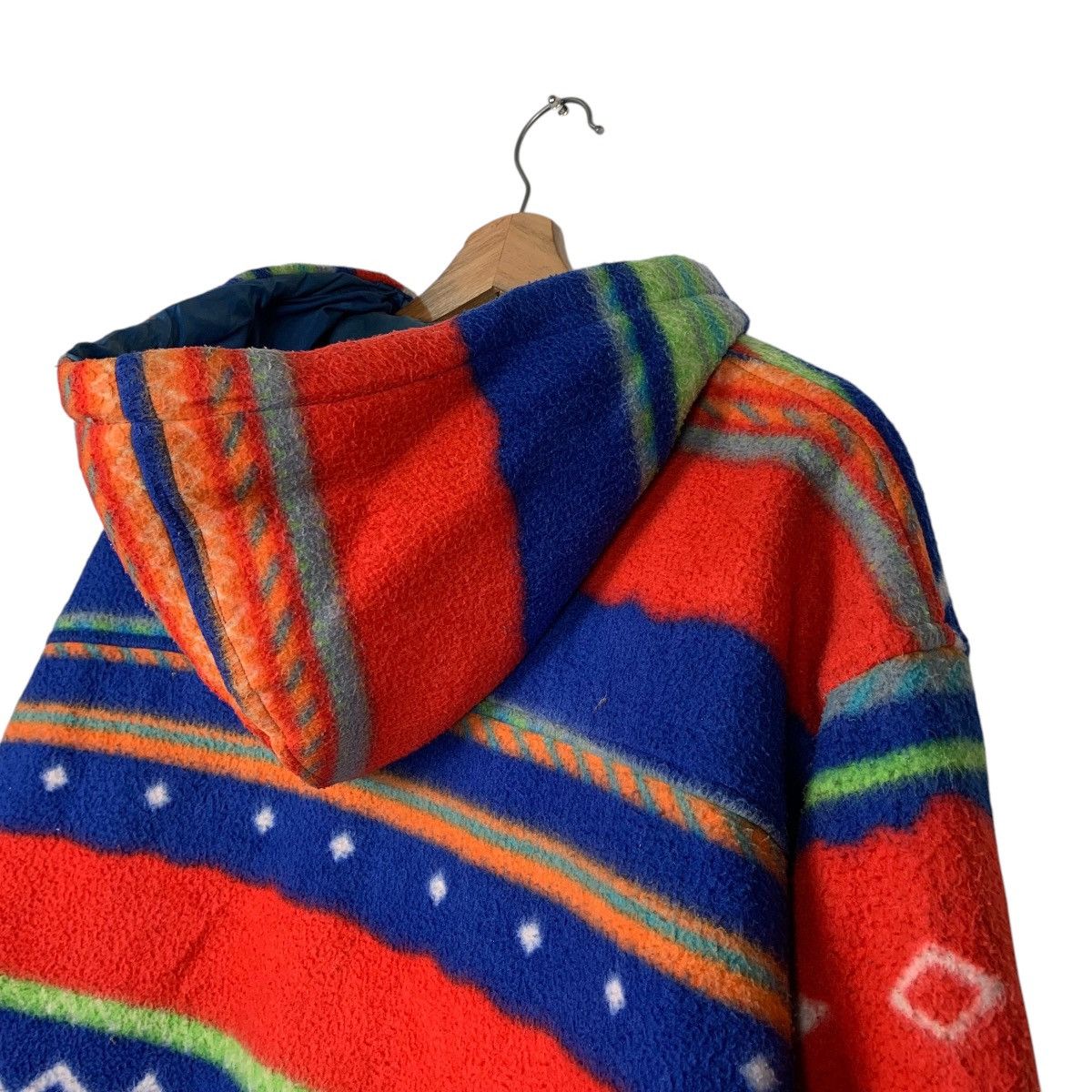 Japanese Brand Japanese Brand Salco Multicolor Aztech Fleece Hoodie Jacket Size US L / EU 52-54 / 3 - 9 Thumbnail