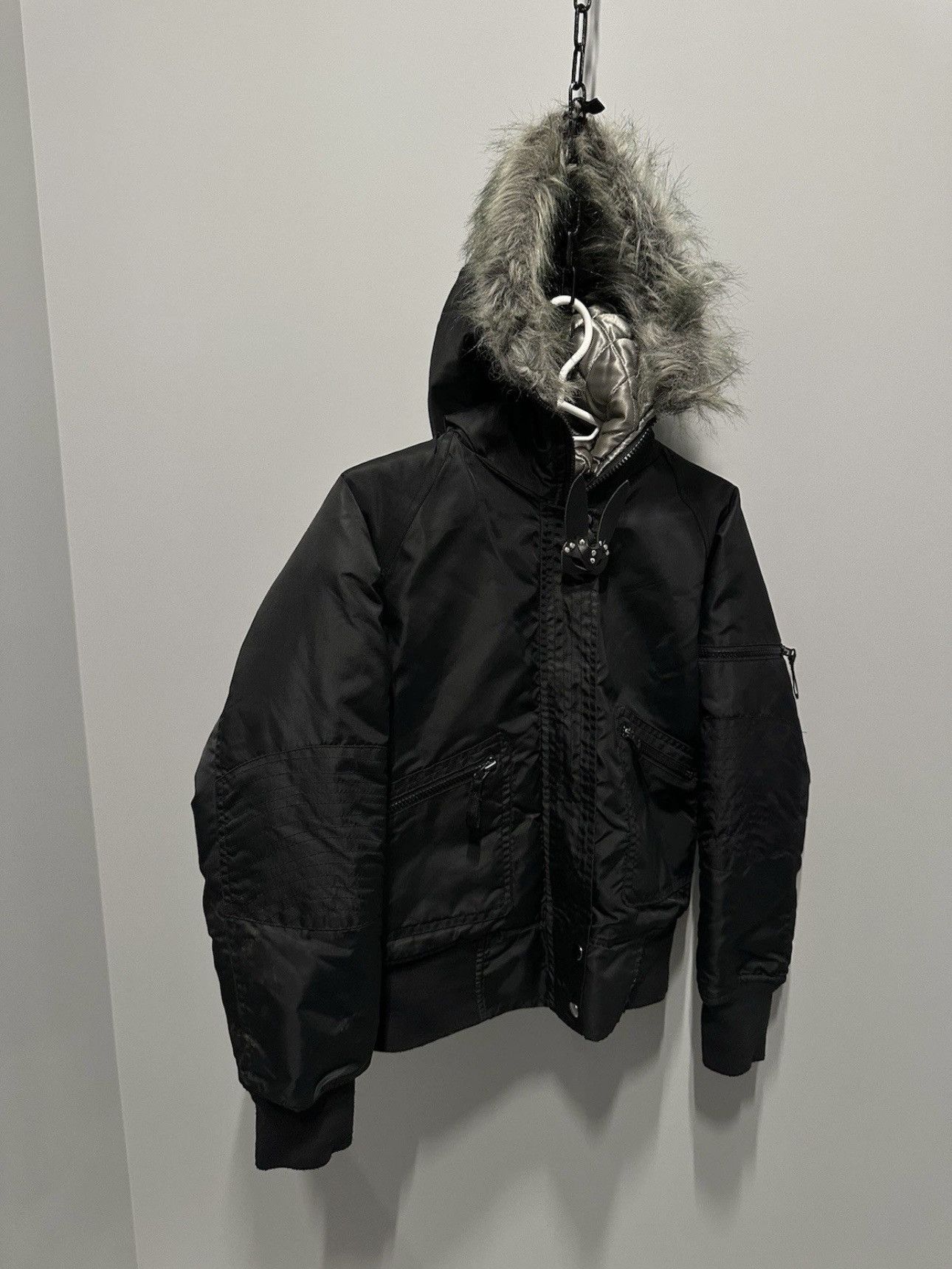 Hysteric Glamour Vintage Avant Garde Japanese Hysteric Style Boomber Fur Y2K Size S / US 4 / IT 40 - 4 Thumbnail