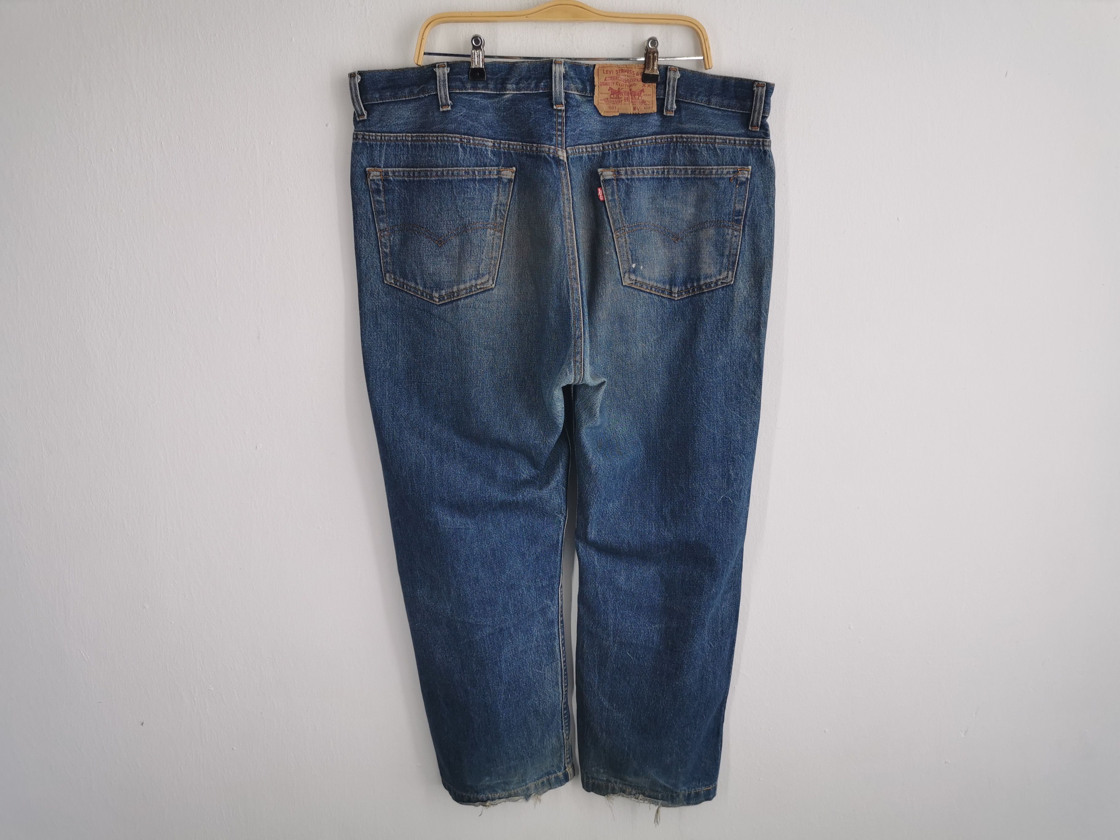 Levi's Distressed Vintage 90s Levis Lot 501 Denim Made In Japan Size US 41 - 3 Thumbnail